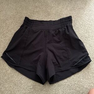 Lululemon Athletica Black High Waist Shorts